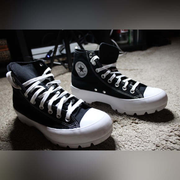 Converse Shoes - Womens Converse Chuck Taylor All Star Hi Lugged Sneaker - Black Size 10